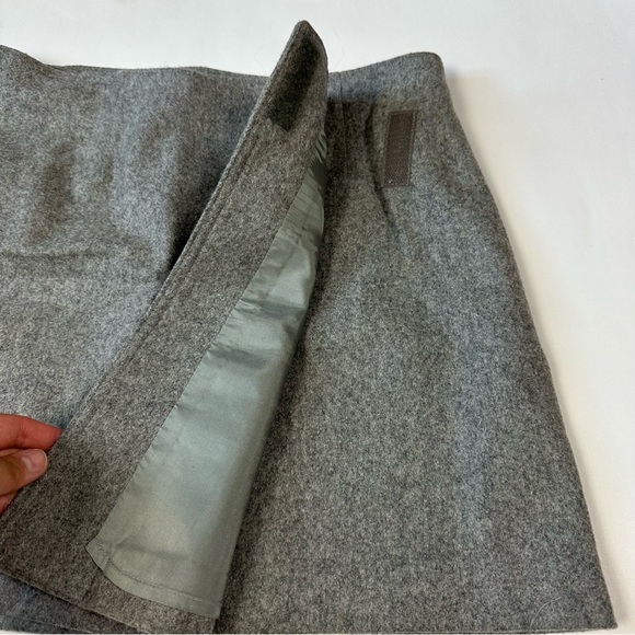 Express Wrap Wool Skirt - Picture 3 of 5